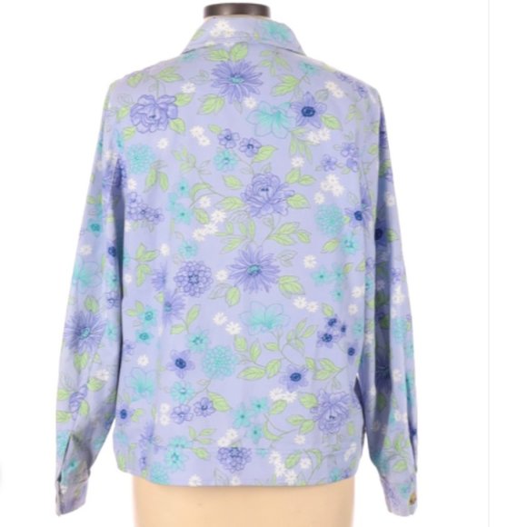 The Tog Shop Button Front Floral Jacket - Picture 4 of 6
